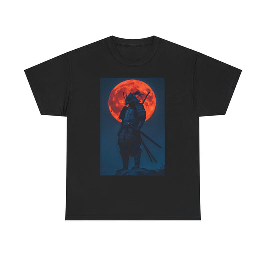 Samurai At Night Graphic T Shirt ADULT NEW Heavy Cotton Tee