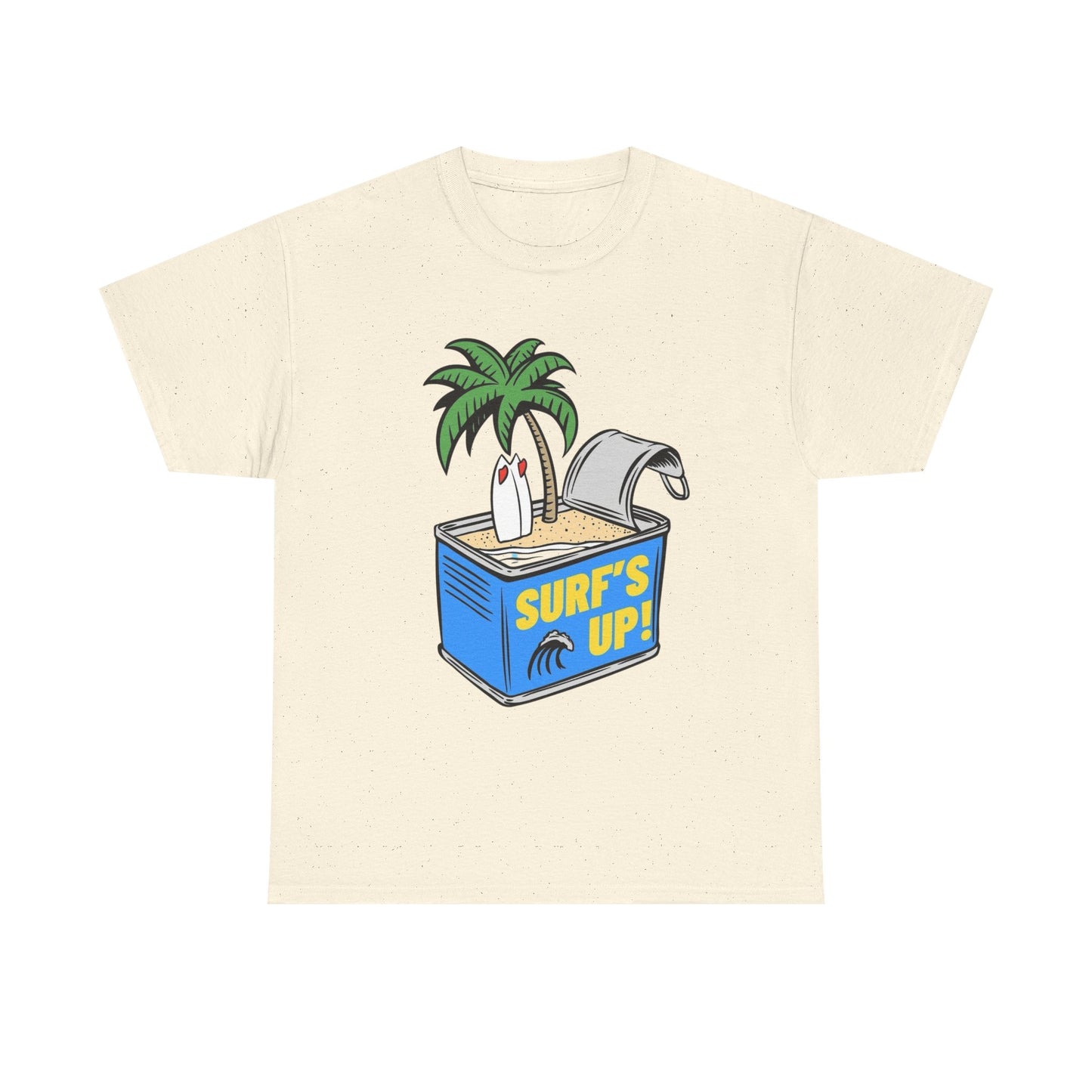 Surfs Up Graphic T Shirt Unisex Heavy Cotton Tee Gift