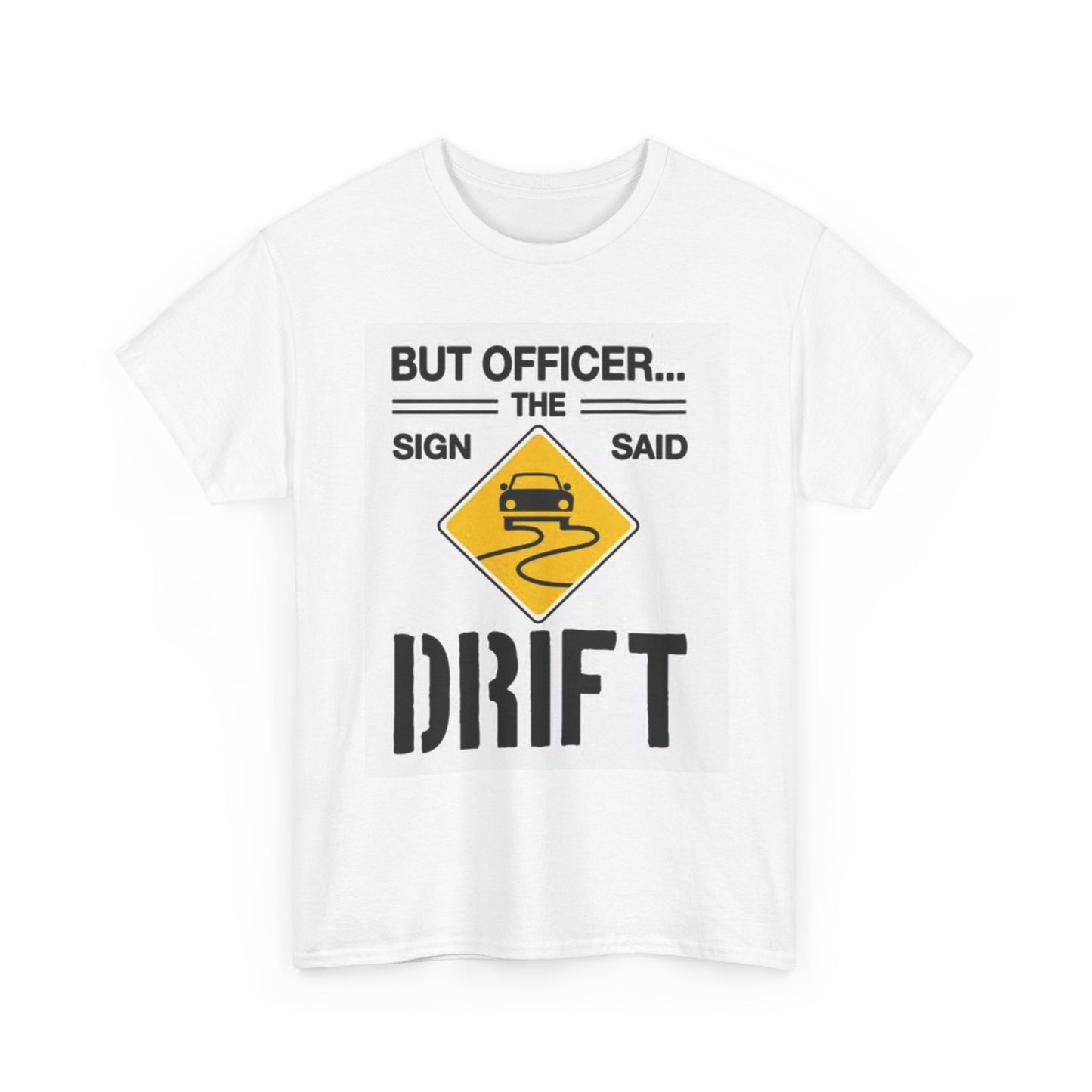 Funny Drifting Graphic T Shirt Car Gear Unisex Heavy Cotton Tee