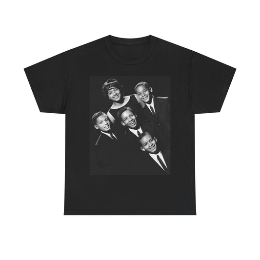The Five Stair Steps Shirt 70s Retro Album Cover Vintage Unisex Heavy Cotton Tee