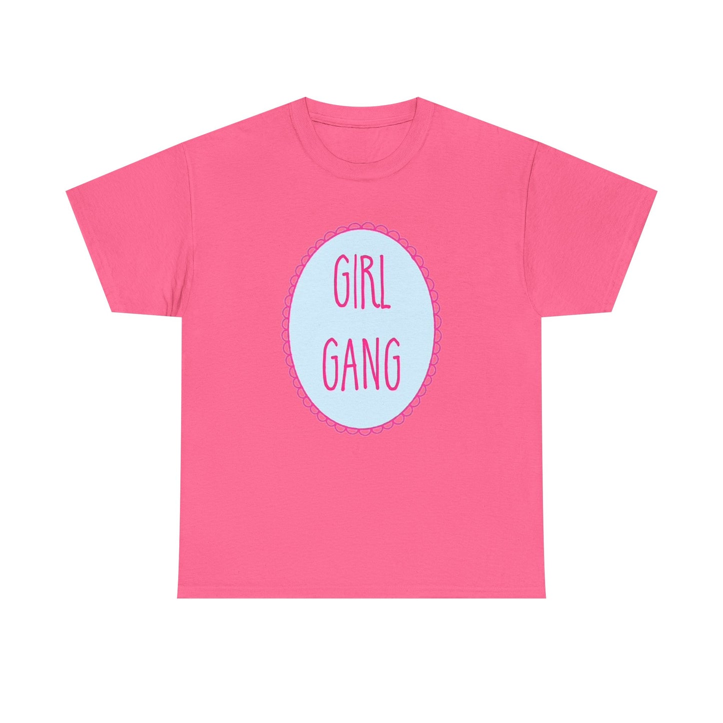 Girl Gang T Shirt Baby Shower Reveal Graphic Unisex Heavy Cotton Tee