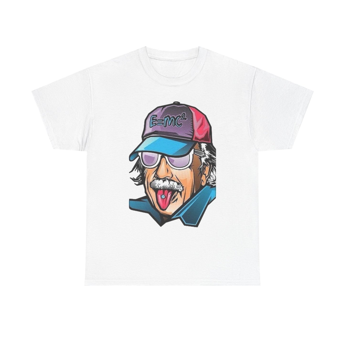 Einstein Tripping Funny Graphic T Shirt NEW Unisex Heavy Cotton Tee
