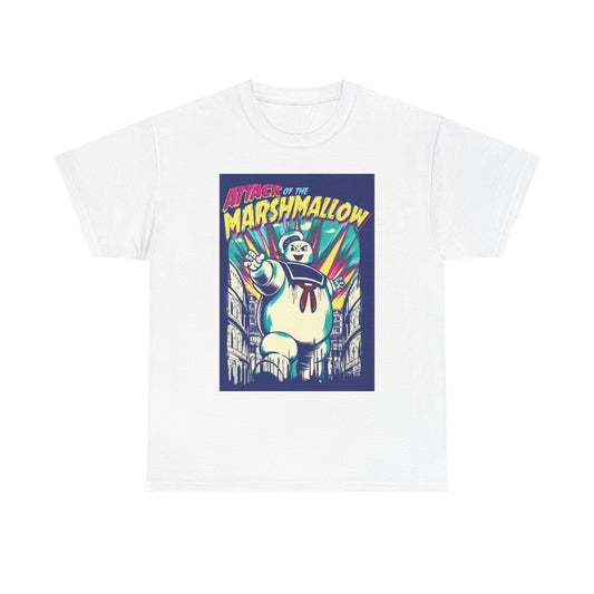 Attack Of The Marshmallow T Shirt BRAND NEW Apparel Unisex Heavy Cotton Tee