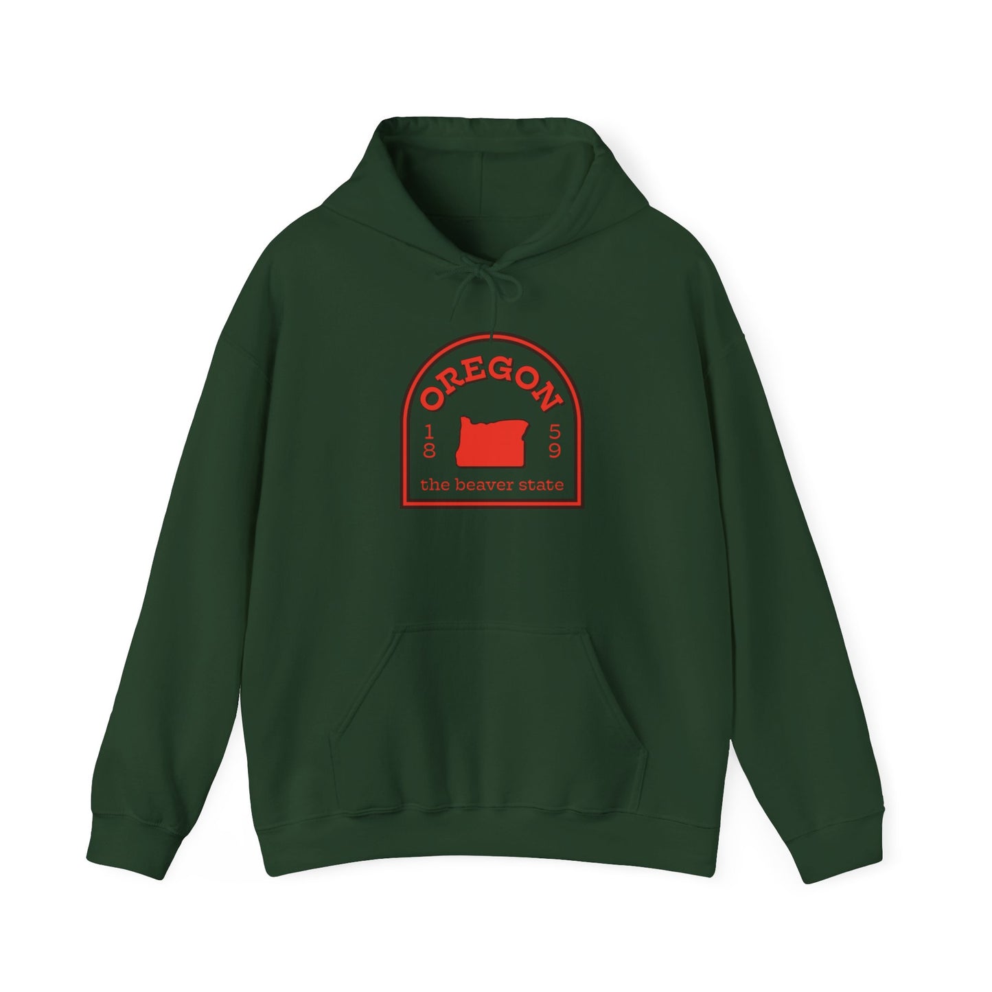 Oregon The Beaver State Hoodie NEW ADULT Unisex Hooded Sweatshirt