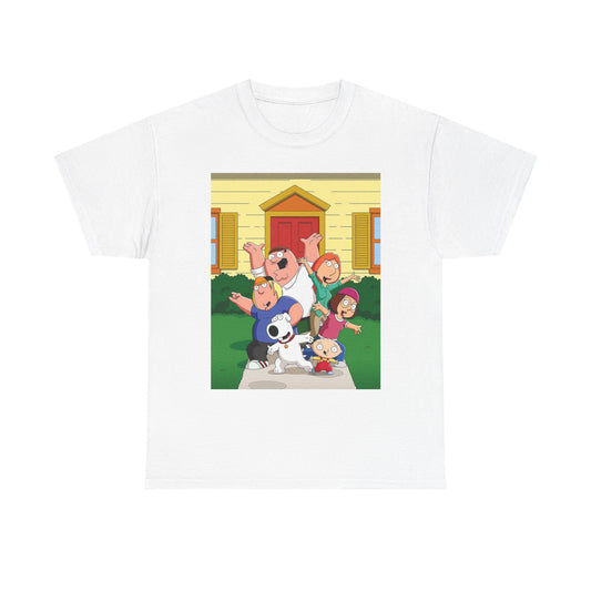 Family Guy Tshirt Funny Cartoon Tv Series Stewie Unisex Heavy Cotton Tee
