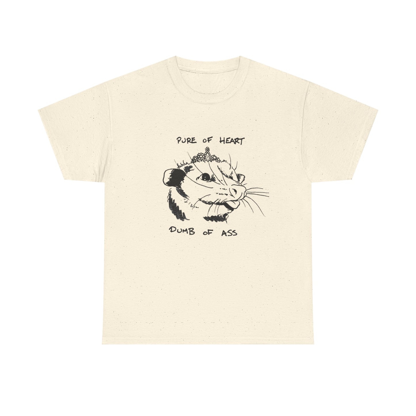Pure Of Heart Dumb Of Ass Graphic T-Shirt Men's Women's Heavy Cotton NEW GIFT