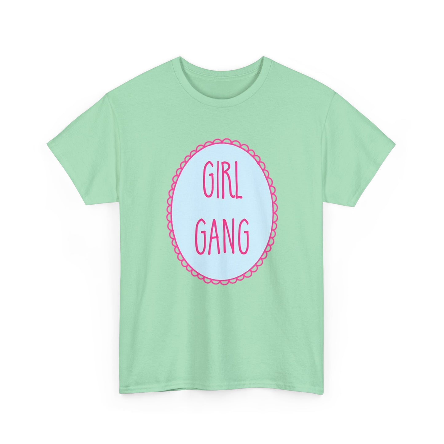 Girl Gang T Shirt Baby Shower Reveal Graphic Unisex Heavy Cotton Tee