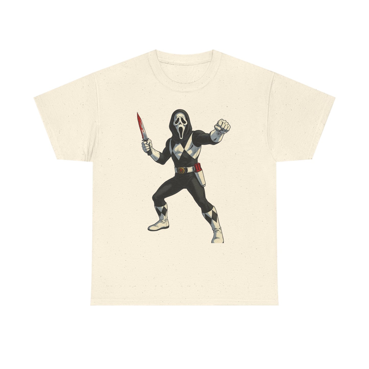 Power Rangers Funny Scream Graphic T Shirt NEW Unisex Heavy Cotton Tee