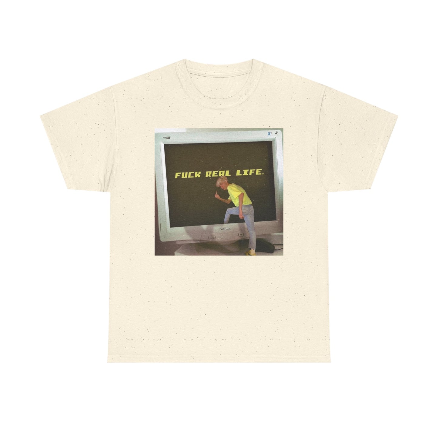 F Life Funny Jokes Graphic T Shirt Unisex Heavy Cotton Tee Gift New