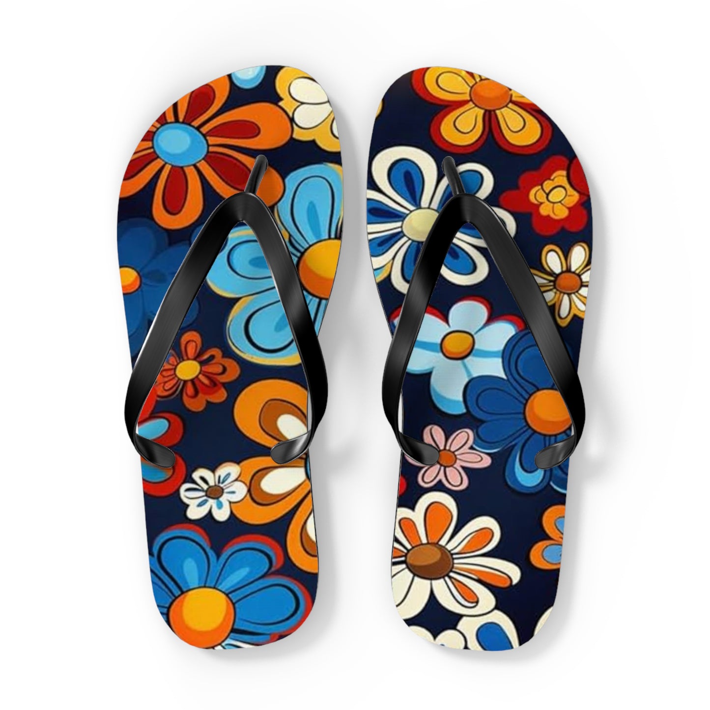 Waves And Sun Sandals Summer Flip Flops Slides BRAND NEW