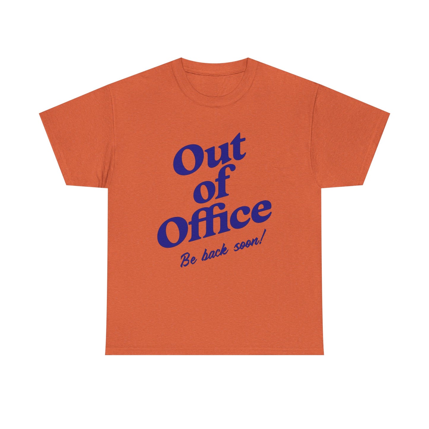 Out Of Office Vacation Graphic T Shirt NEW ADULT Unisex Heavy Cotton Tee