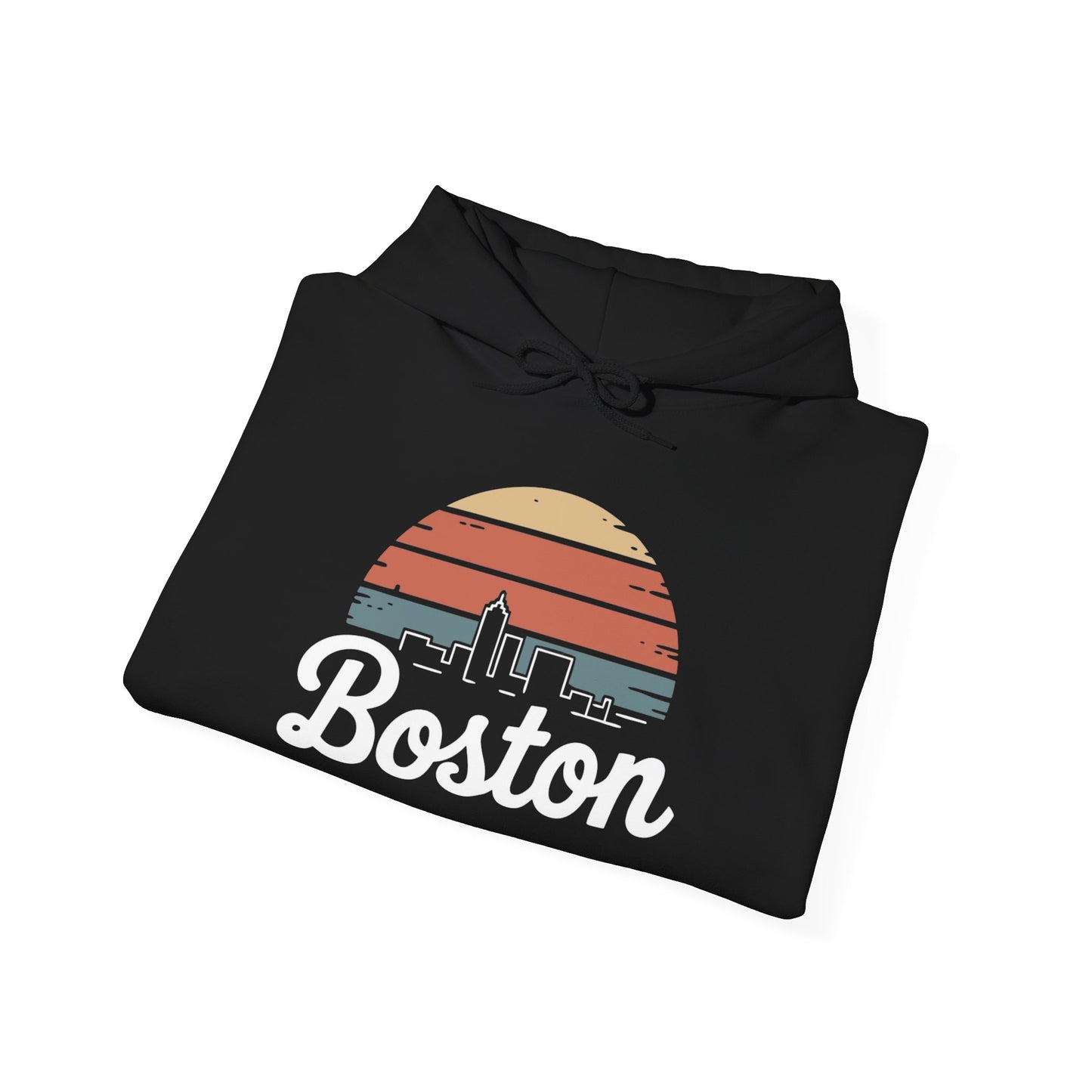 Boston Skyline Graphic Hoodie NEW Unisex Heavy Blend™ Hooded Sweatshirt
