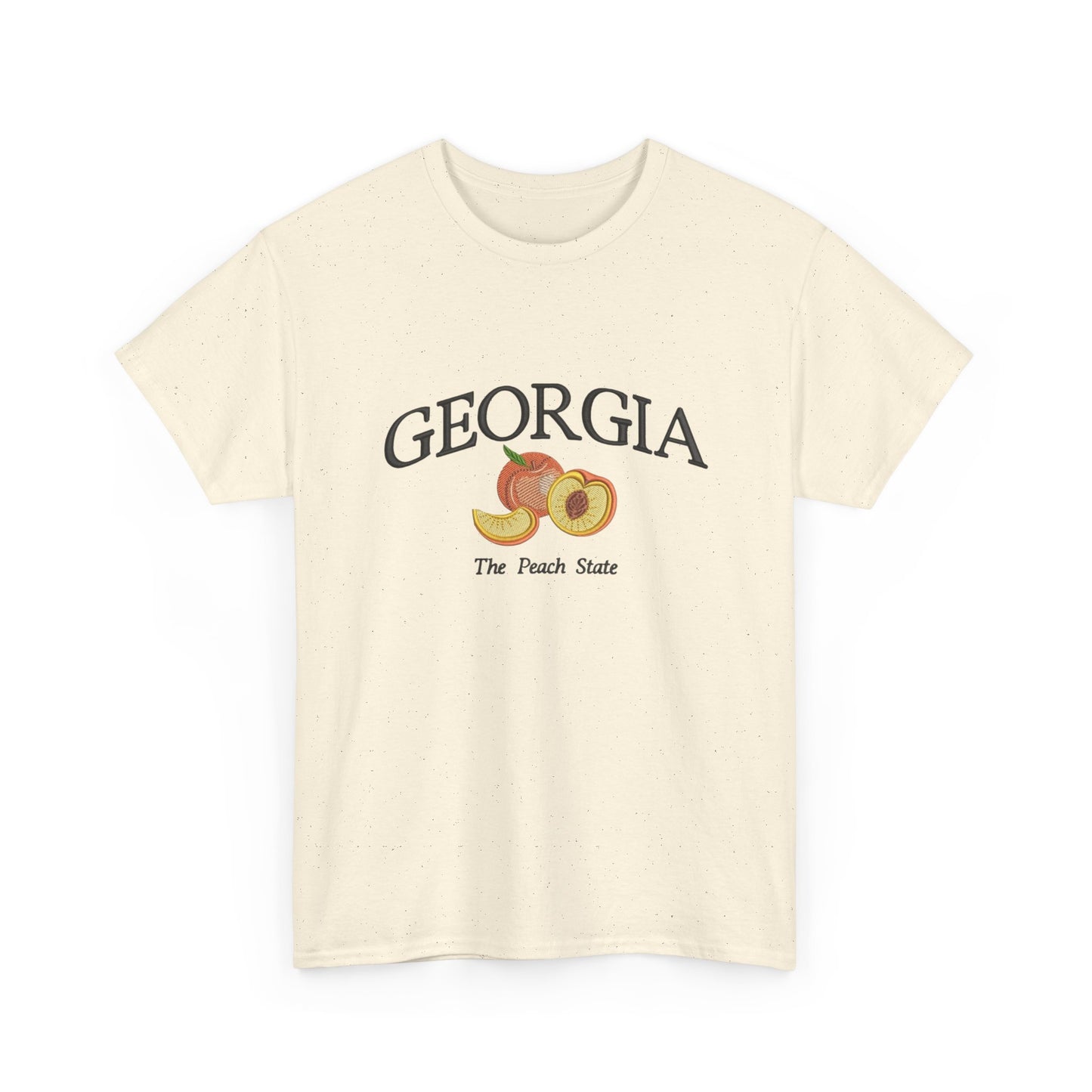 Georgia The Peach State Graphic T Shirt NEW Unisex Heavy Cotton Tee