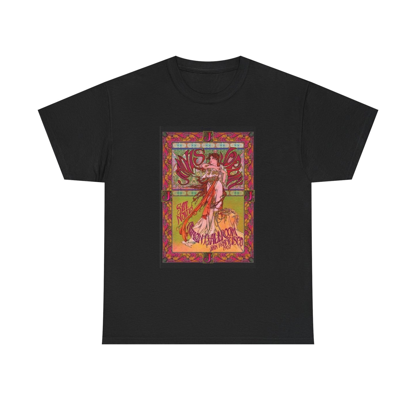 Janis Joplin San Francisco Graphic T Shirt Unisex Heavy Cotton Tee