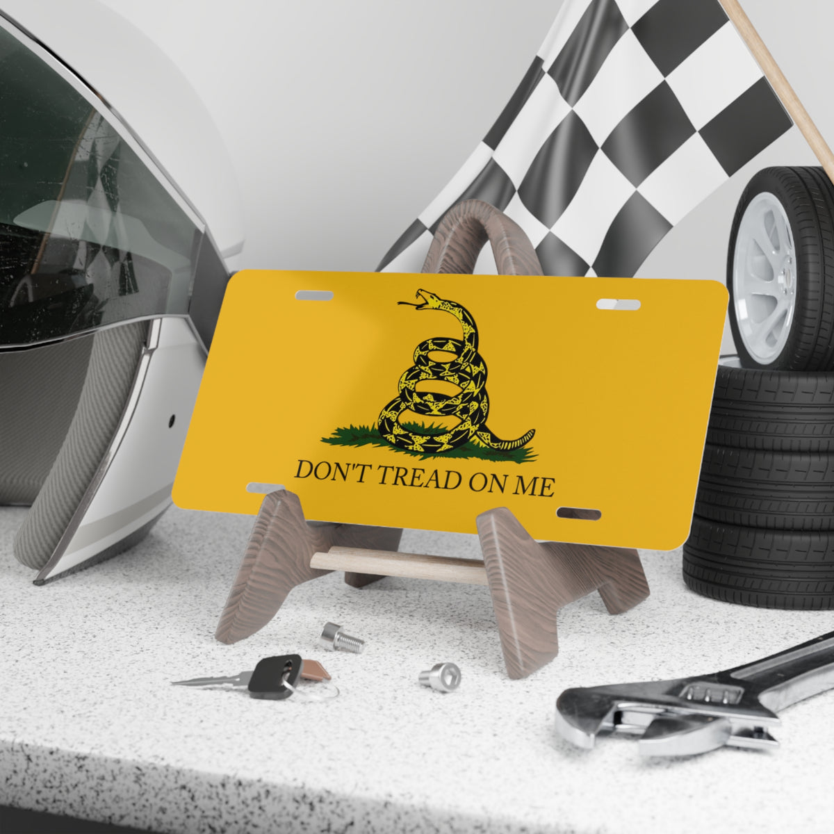 Don't Tread On Me AMERICAN MADE Vanity License Plate