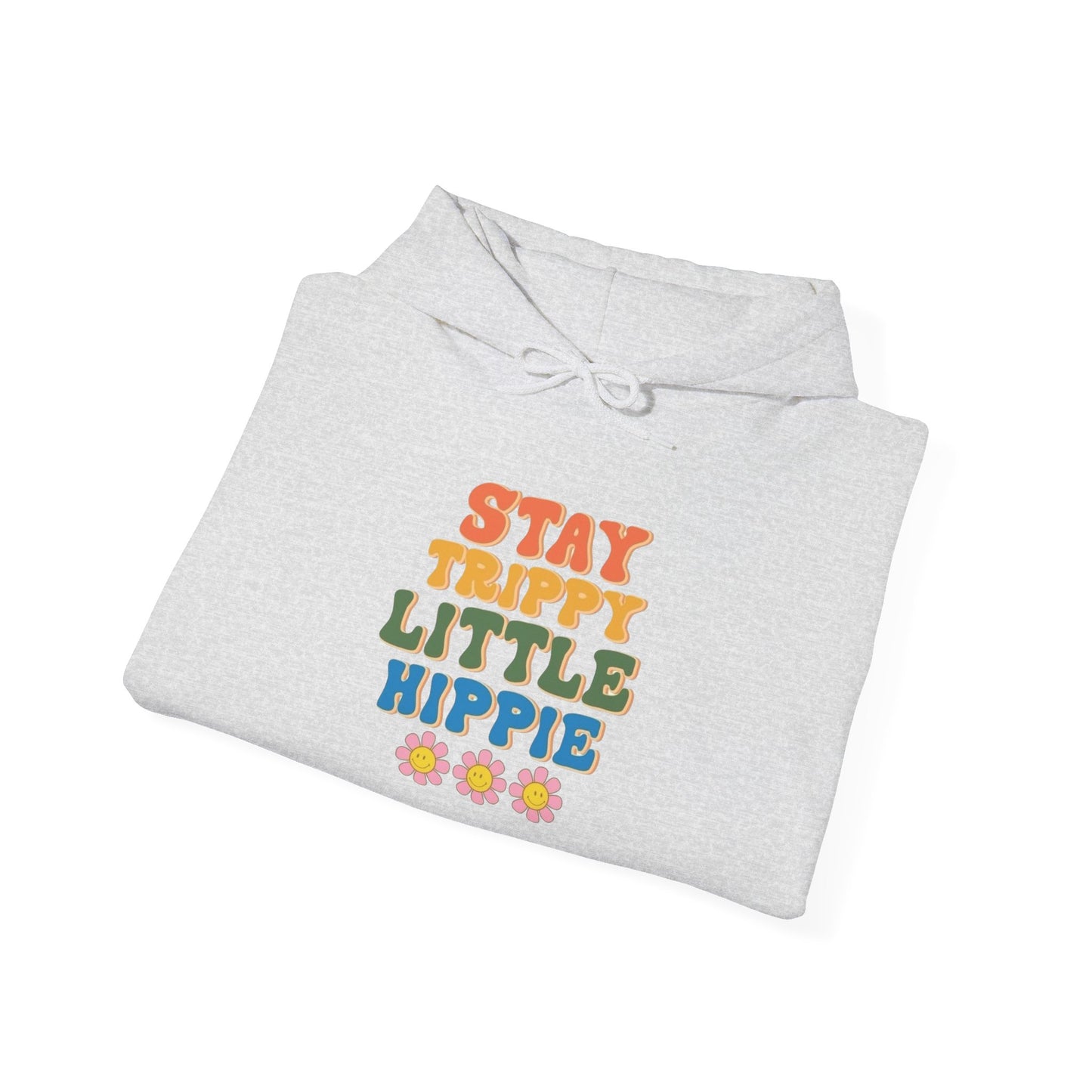 Stay Trippy Little Hippie Graphic Hoodie Unisex Heavy Blend™ Hooded Sweatshirt