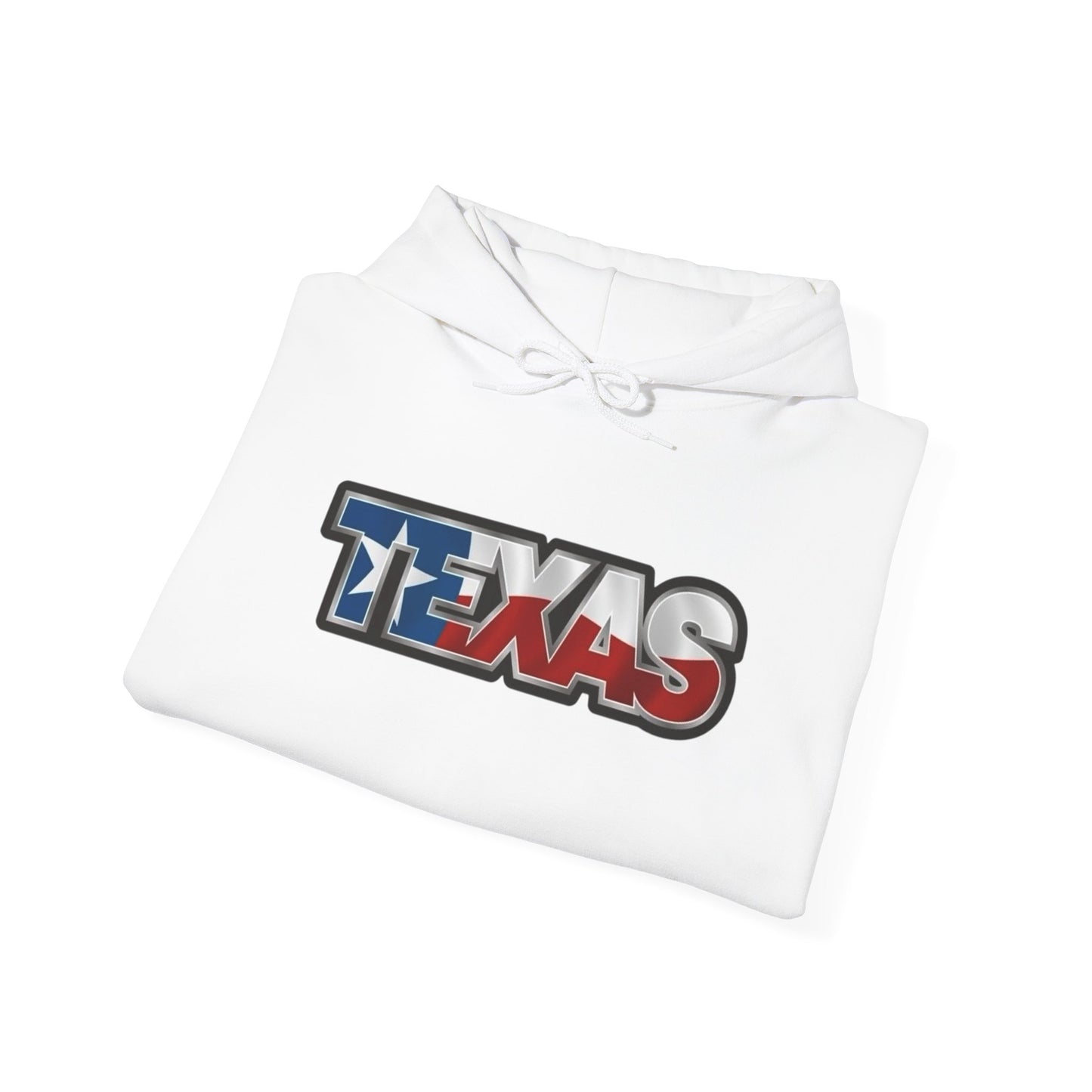 Texas American Flag Graphic Hoodie NEW Unisex Heavy Blend™ Hooded Sweatshirt