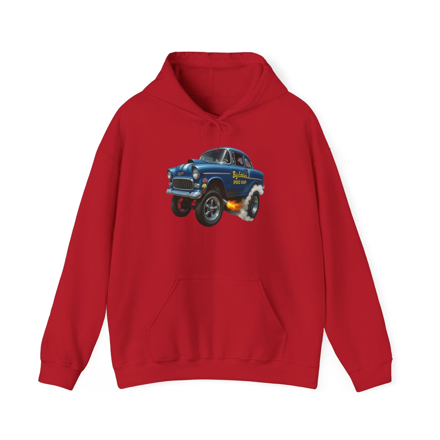 Chevrolet Hotrod Speed Shop 50's Graphic Hoodie NEW Heavy Hooded Sweatshirt