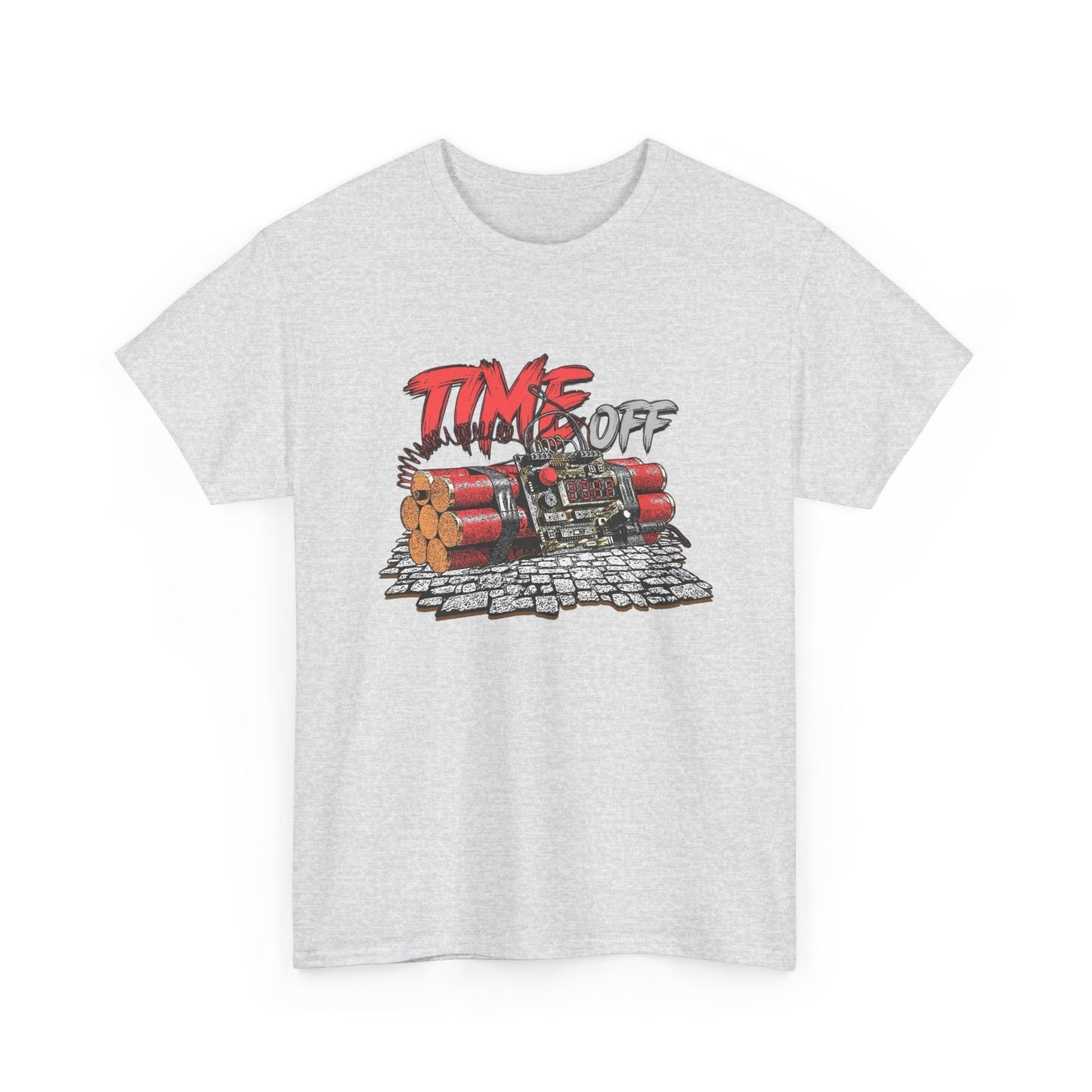 Time Off Time Bomb Graphic T Shirt NEW GIFT Unisex Heavy Cotton Tee