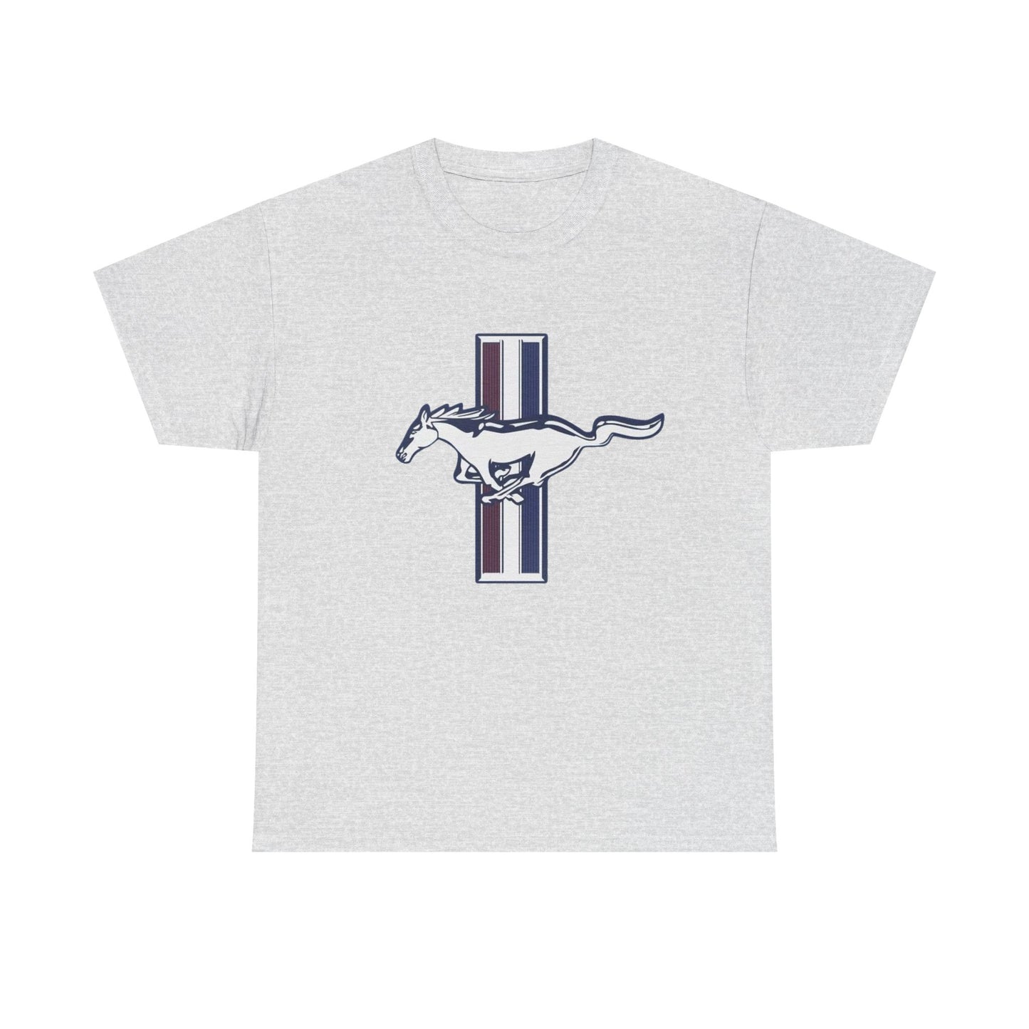 Mustang Muscle Car Graphic T Shirt Vintage Ford Unisex Heavy Cotton Tee