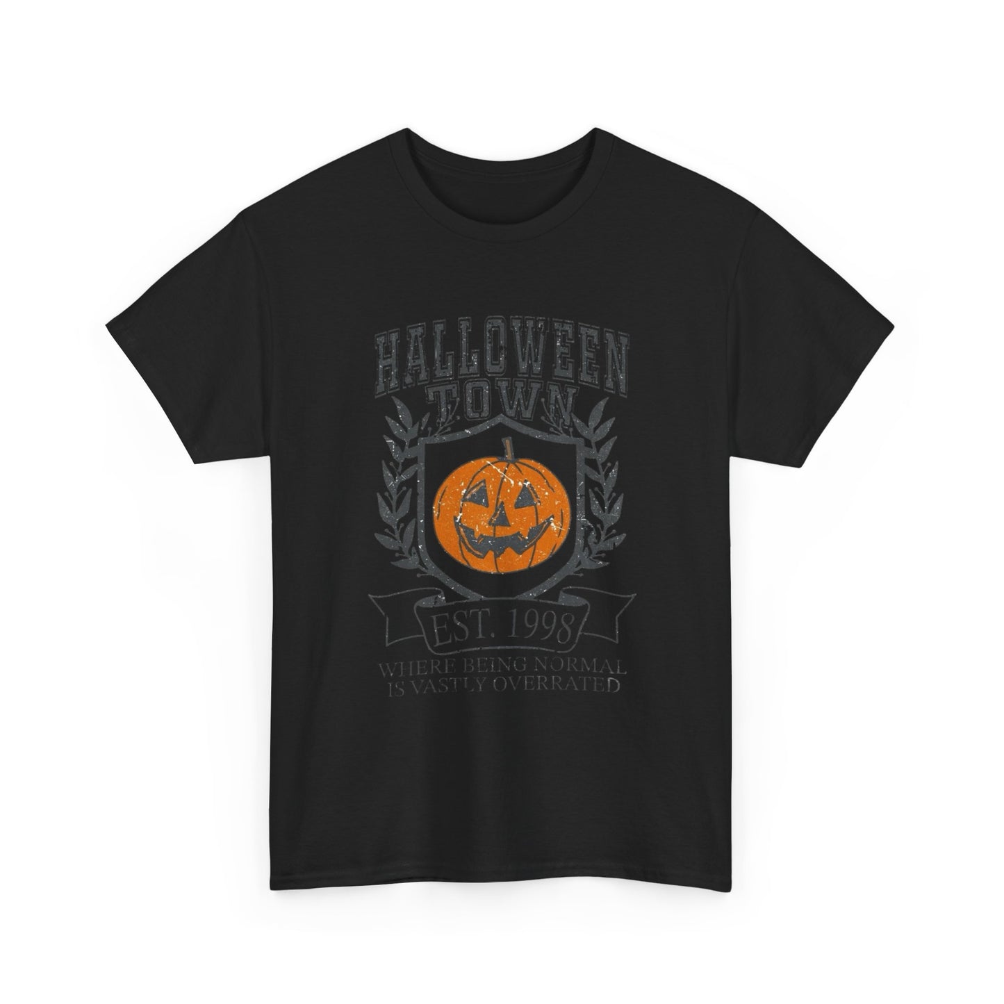 Halloween Town Graphic T Shirt Unisex NEW Heavy Cotton Tee