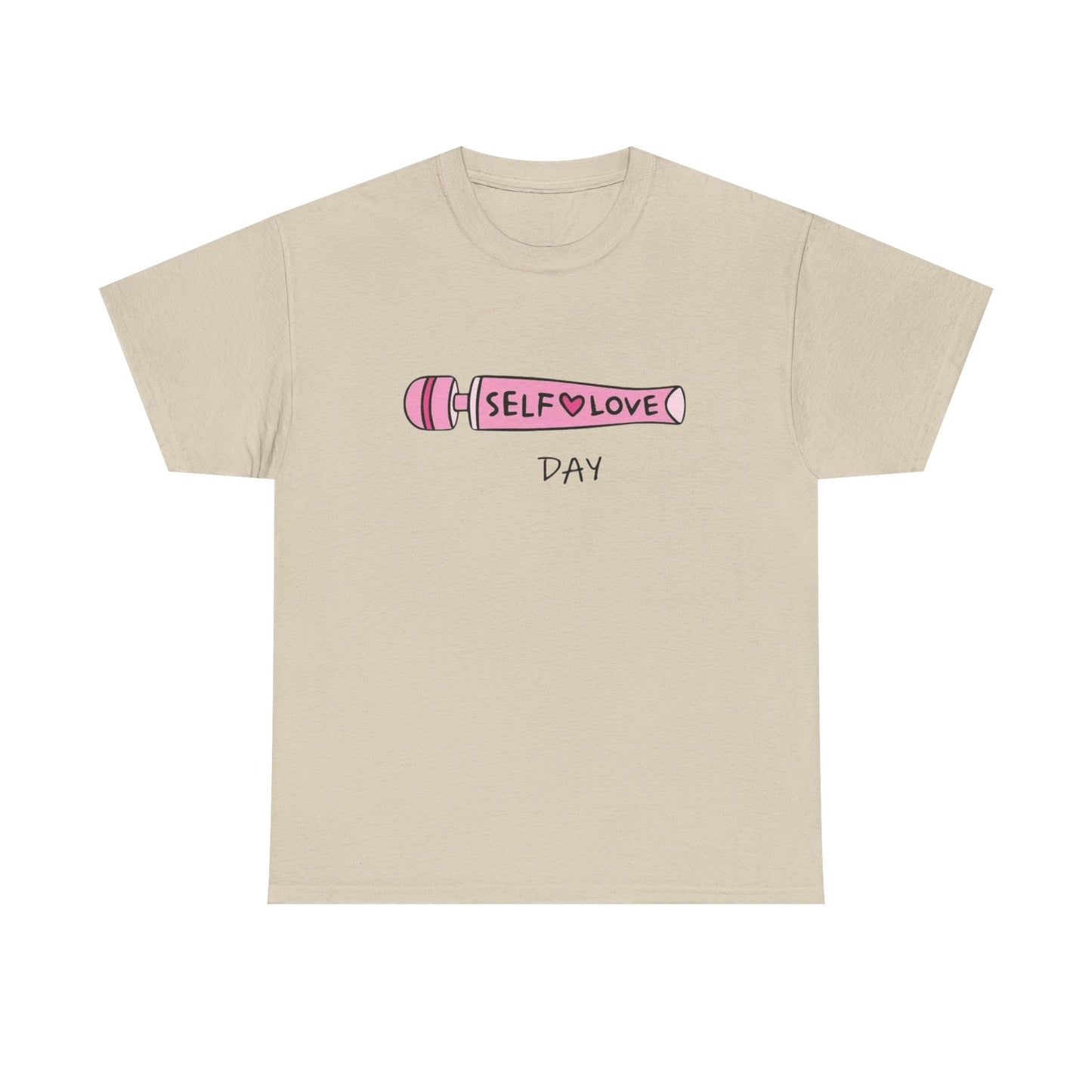 Vibrator Self Love Day Funny Graphic T-Shirt Unisex Heavy Cotton Tee Gift