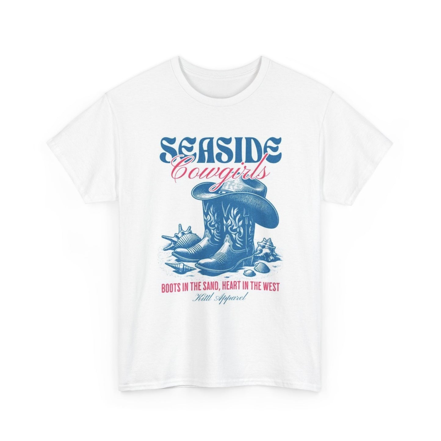 Boots In The Sand Graphic T Shirt Womens Vintage Retro Cotton Tee