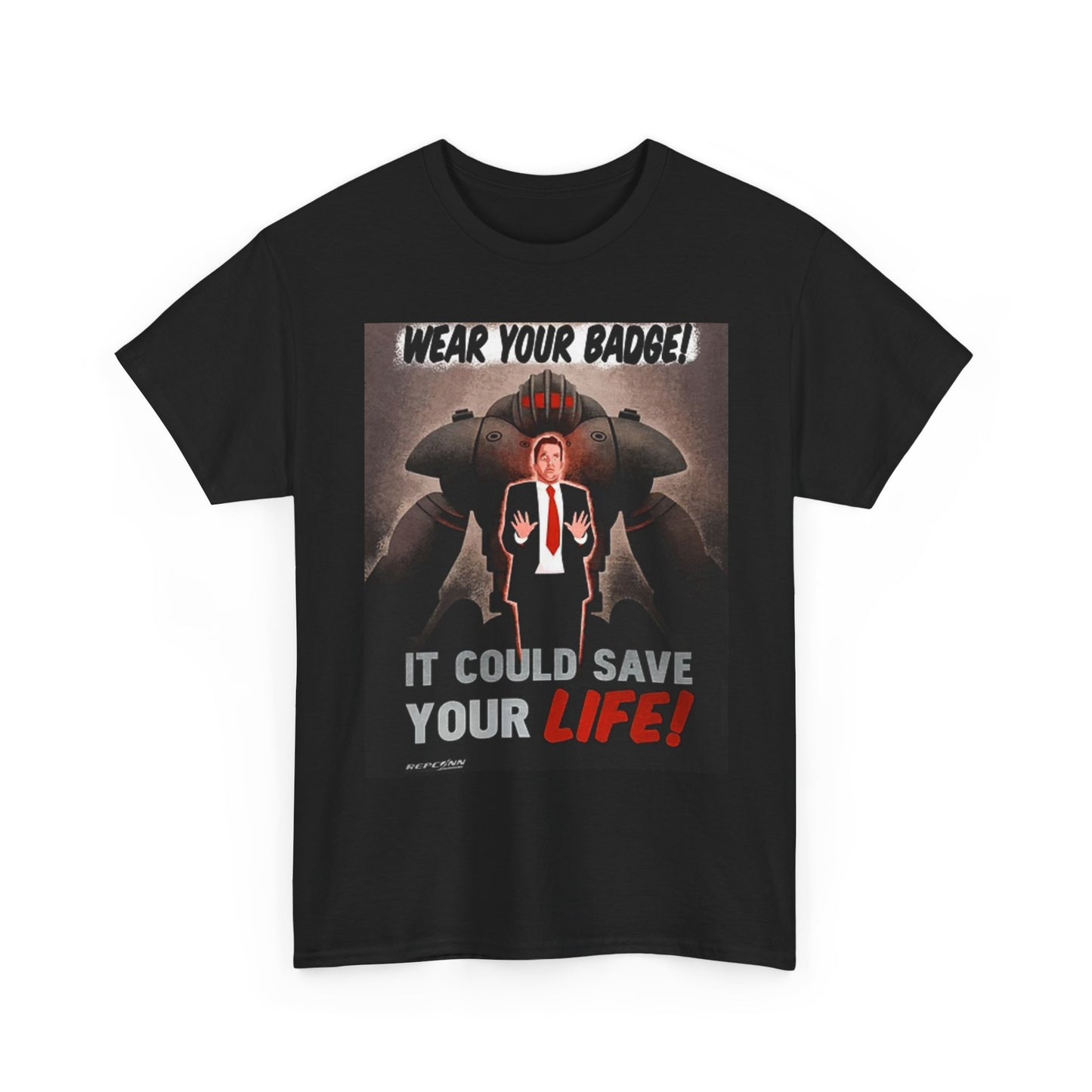 Wear Your badge Fallout Graphic T Shirt Retro Unisex Heavy Cotton Tee