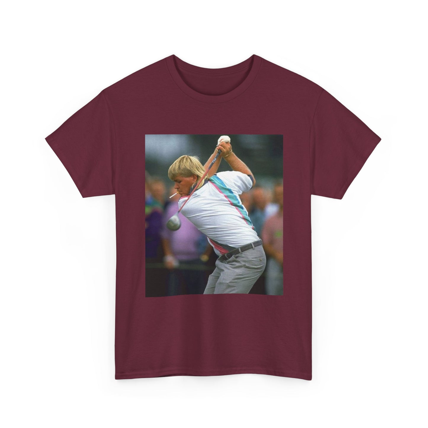 John Daly TShirt Masters golf club Tiger woods Vintage Unisex Heavy Cotton Tee