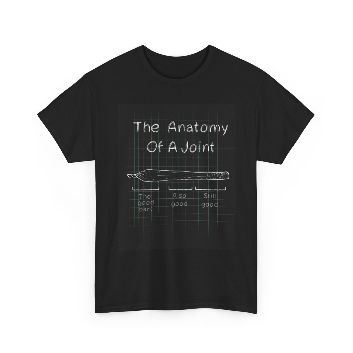 Anatomy Of A Joint T Shirt Funny Raw Cookies Weed Unisex Heavy Cotton Tee