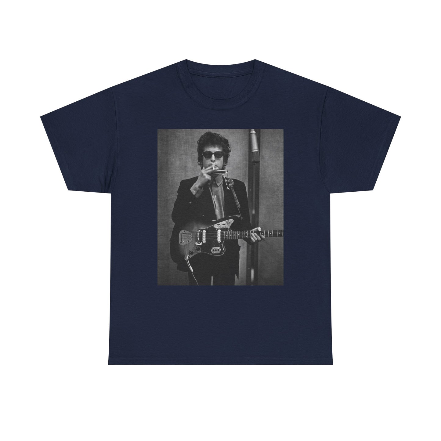 Bob Dylan T-shirt vintage classic rock retro art Unisex Heavy Cotton Tee