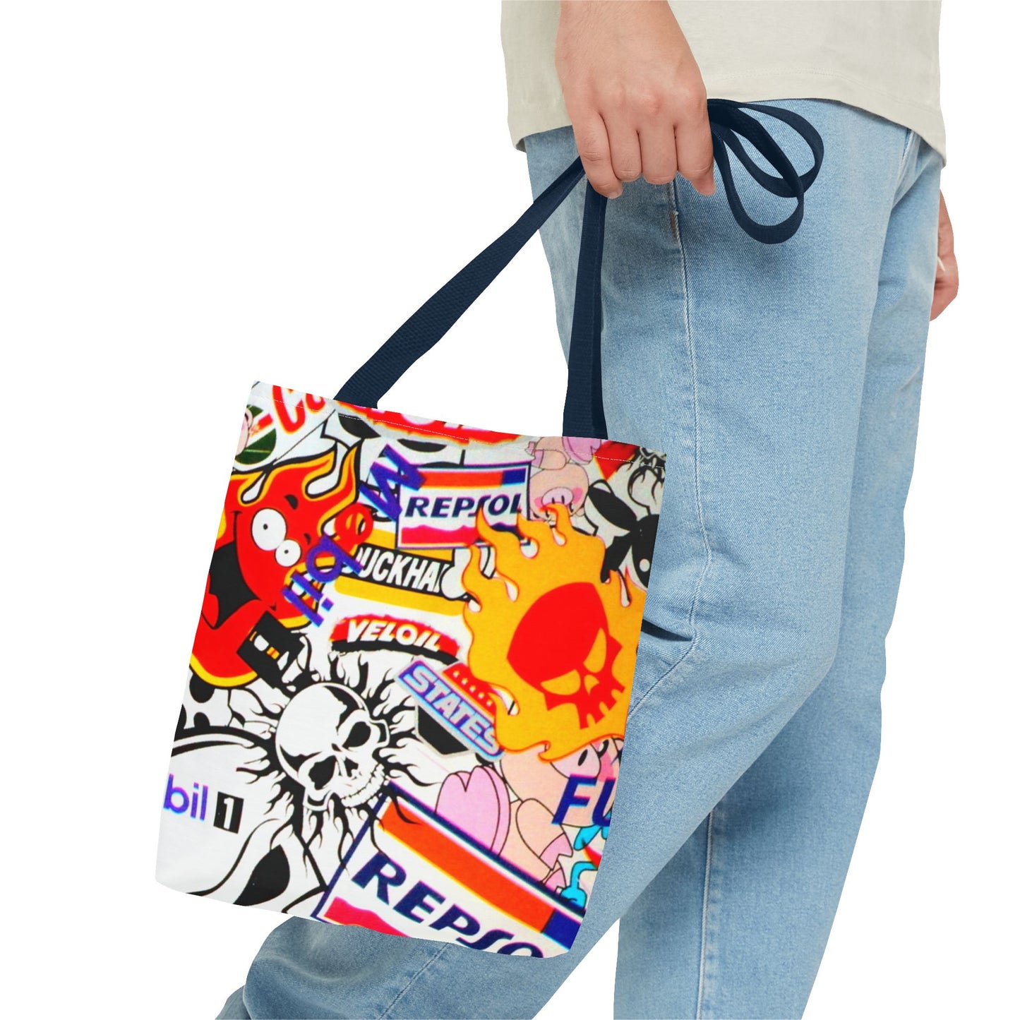 Stickers Retro All Over Print BRAND NEW Purse, Pocketbook,Travel Tote Bag
