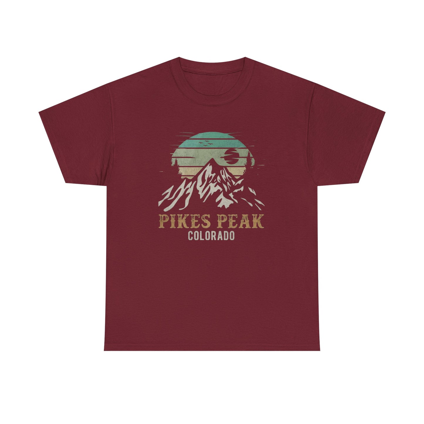 Pikes Peak Colorado Graphic T Shirt NEW Adult Tee