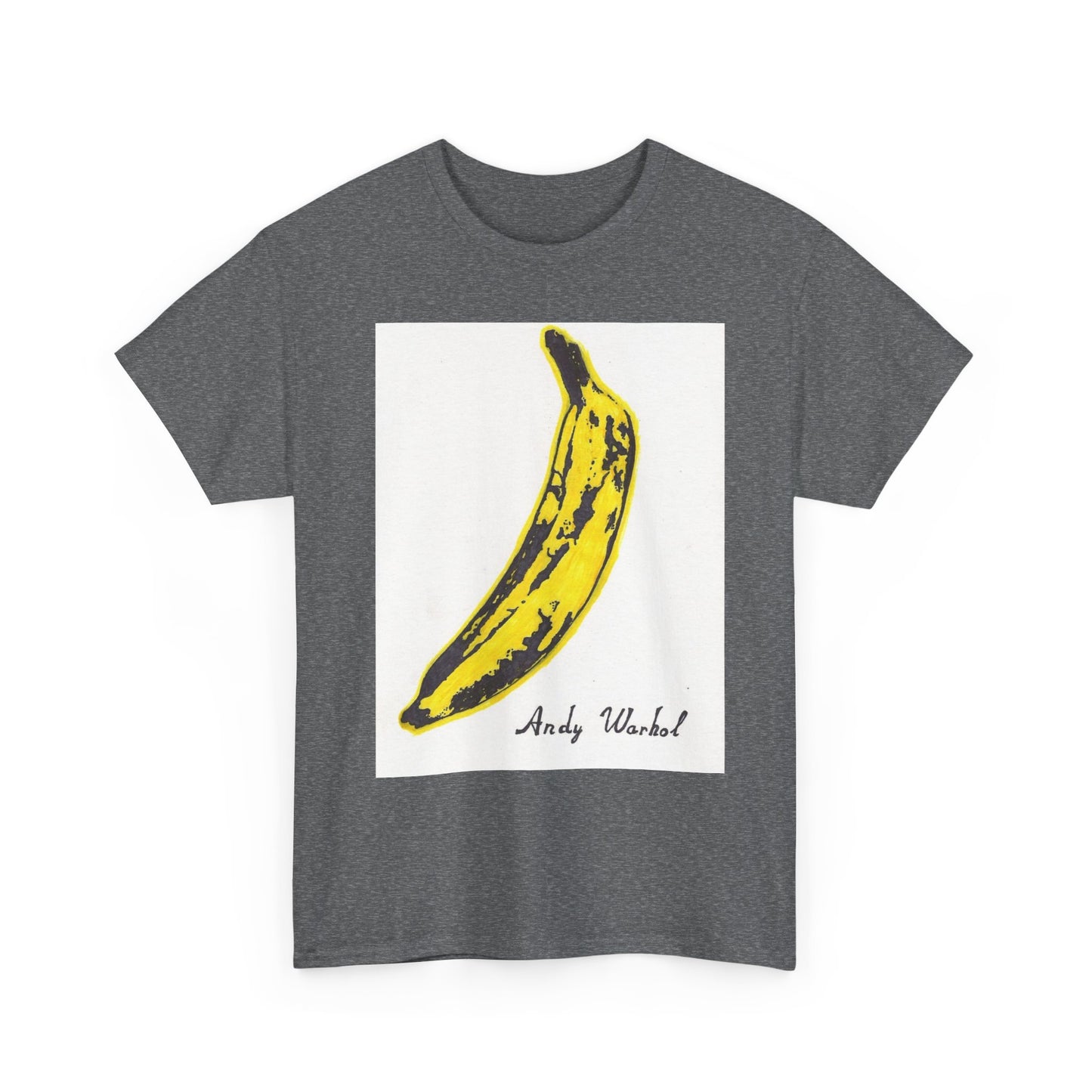 Andy Warhol T Shirt Vintage Art Poster Retro 80s Unisex Heavy Cotton Banana