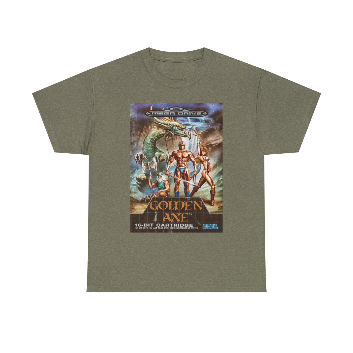 Golden Axe T Shirt Vintage Video Games Retro Unisex Heavy Cotton Tee