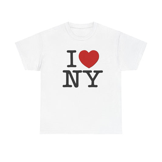 I Love New York Classic Graphic T Shirt Unisex NEW Heavy Cotton Tee