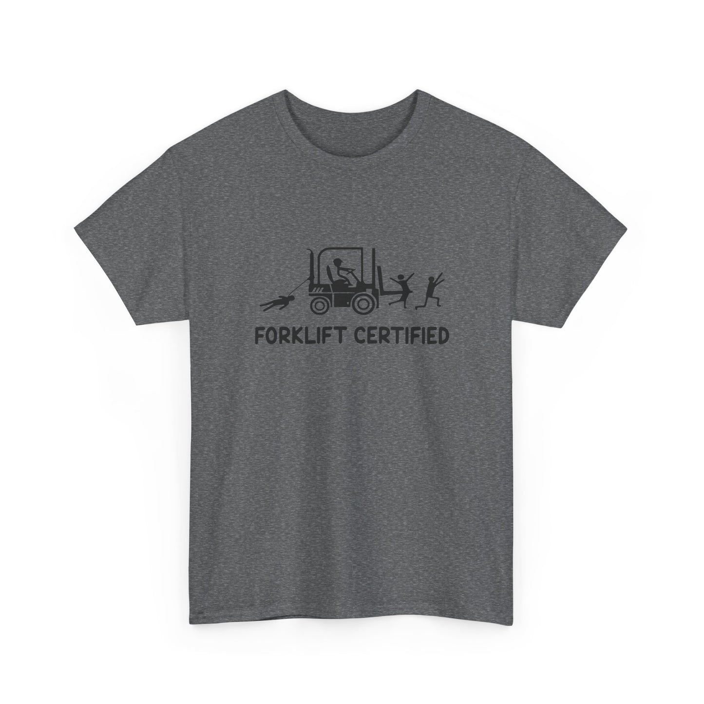 Forklift Certified Funny Graphic T Shirt NEW ADULT Tee
