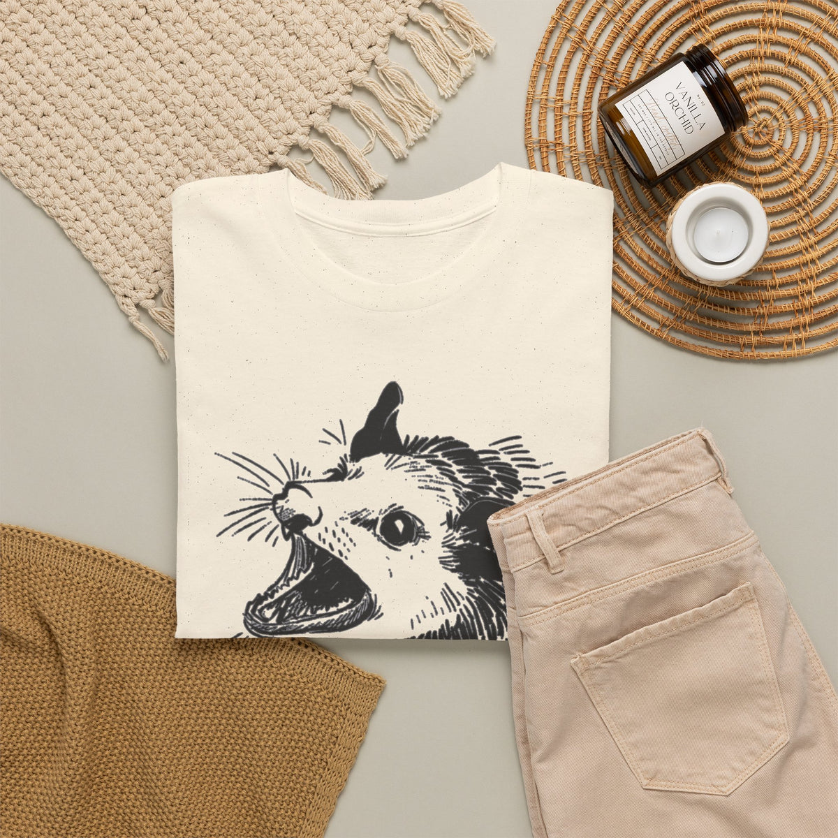 Ugly Rat Quote T-Shirt, Funny Rodent Graphic Tee Men's Tee
