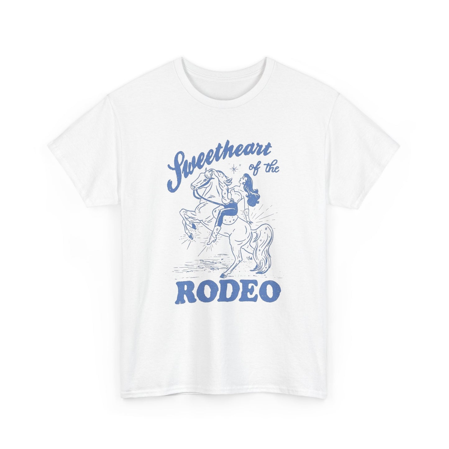 Sweetheart Of The Rodeo Graphic T Shirt Unisex Heavy Cotton Tee NEW Gift