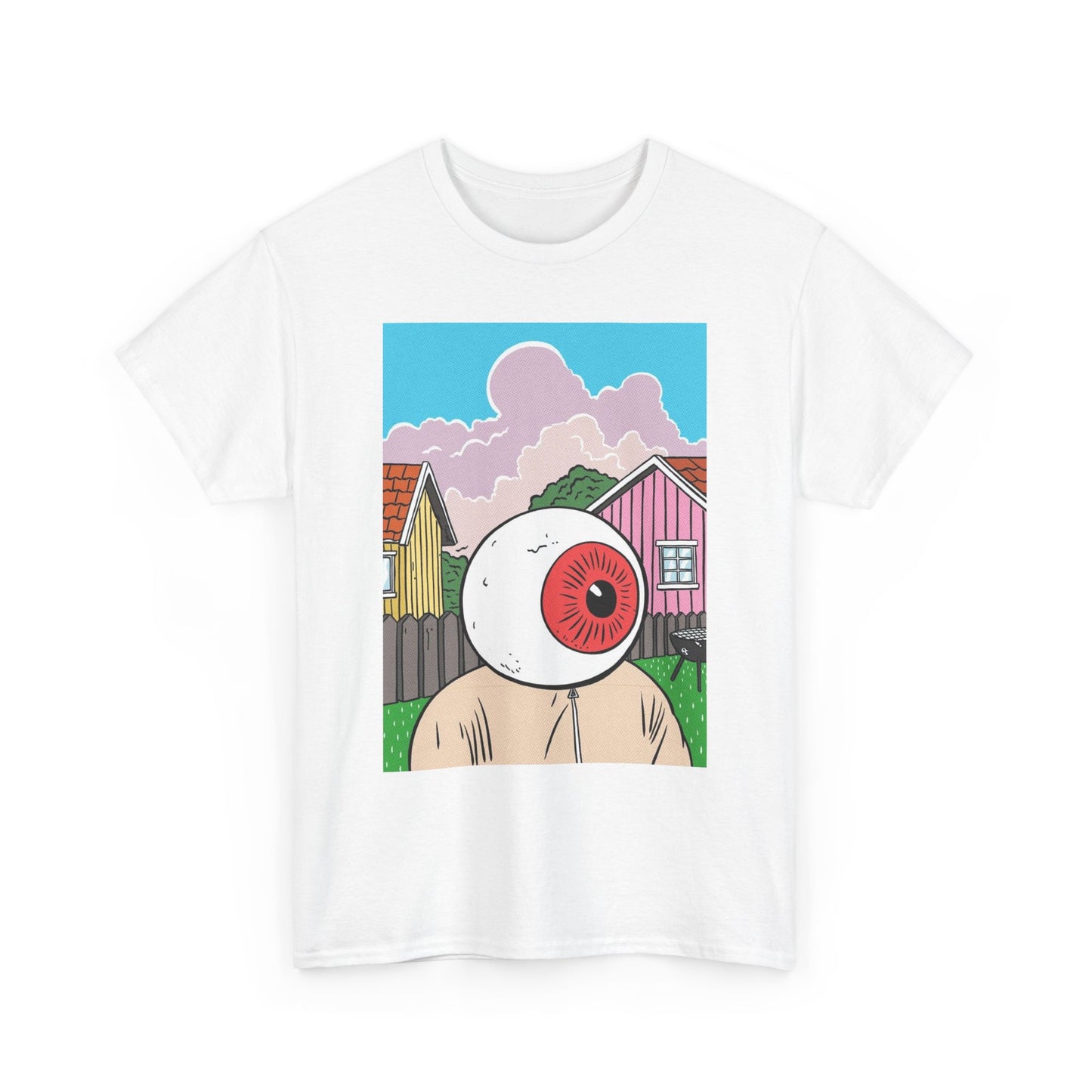Bigeye Funny Vintage Art Graphic T-Shirt Comfy Cotton Tee Brand NEW