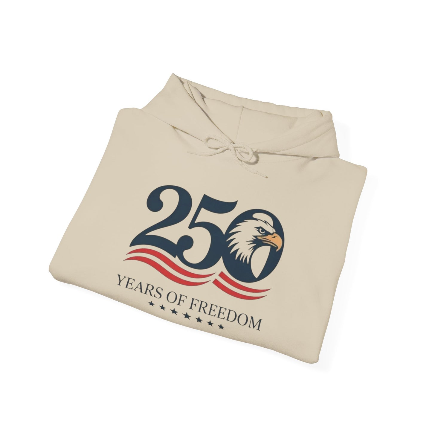 America 250 Years Of Freedom Graphic Hoodie Heavy Blend™ NEW Sweatshirt