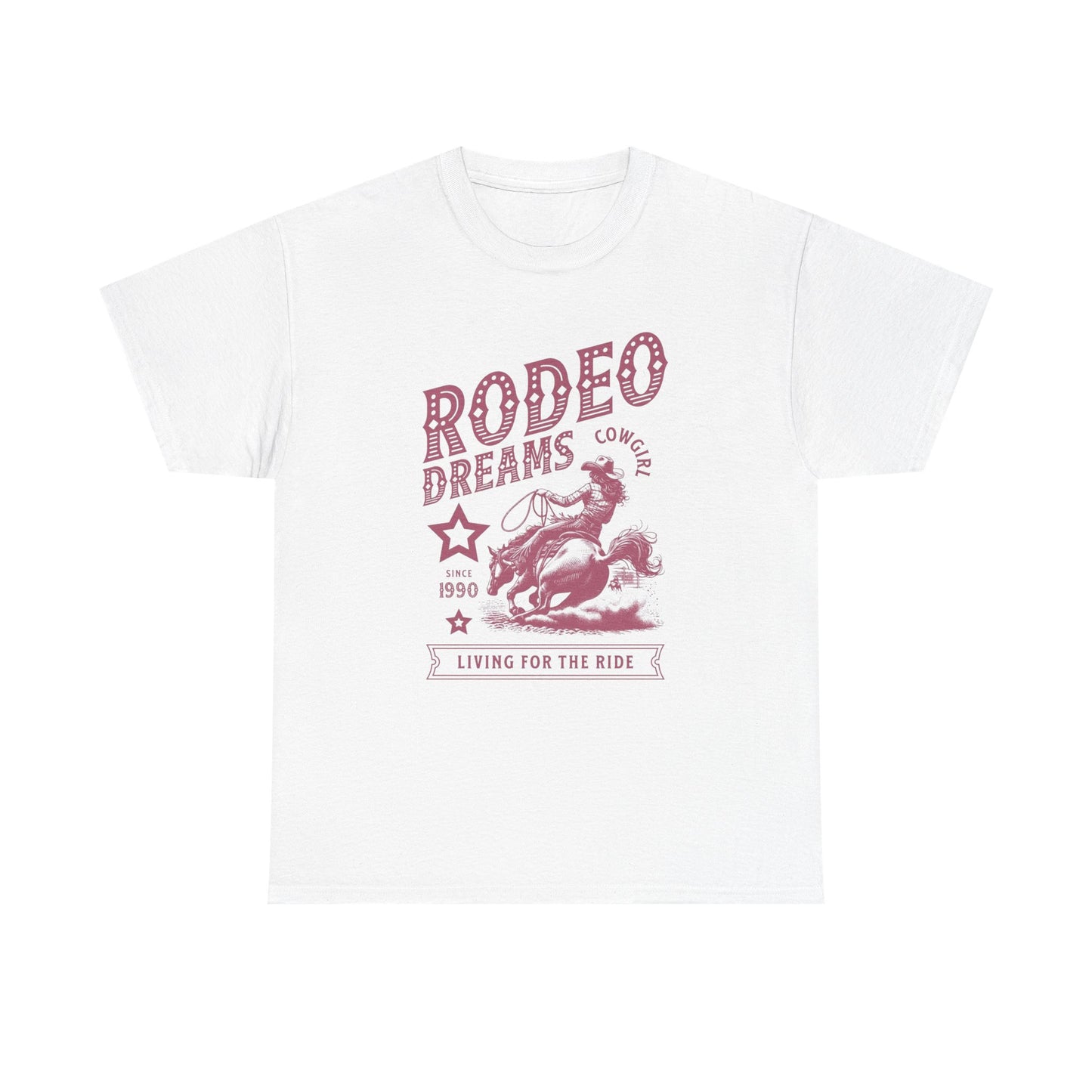Cowgirl Rodeo Dreams Graphic T Shirt Unisex Heavy Cotton Tee