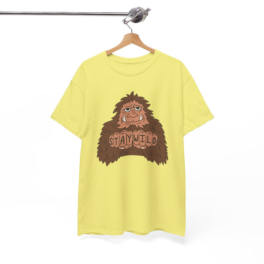 Stay Wild Outdoors Graphic T Shirt Heavy Cotton Tee NEW ADULT UNISEX