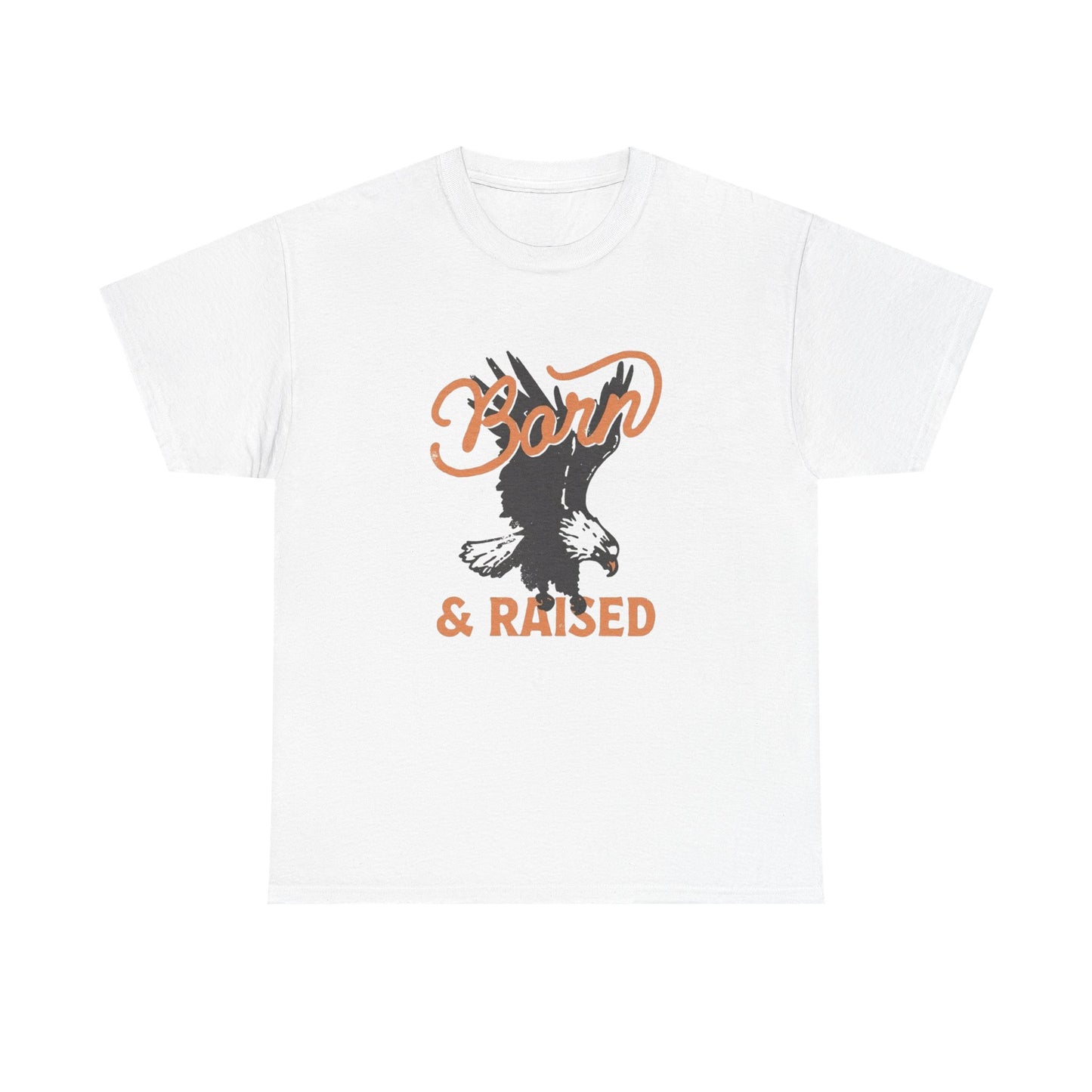 Born And Raised Free Bird Graphic T Shirt Unisex Heavy Cotton Tee Gift
