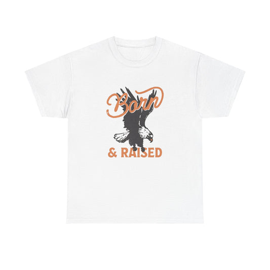 Born And Raised Free Bird Graphic T Shirt Unisex Heavy Cotton Tee Gift