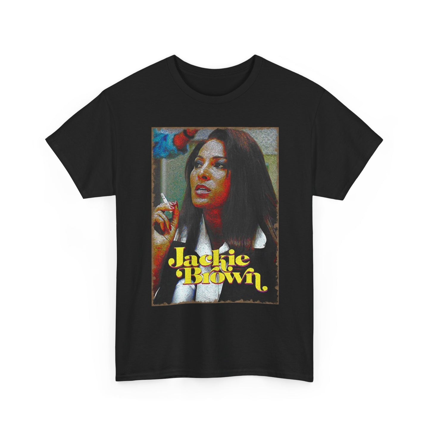 Jackie Brown Graphic T Shirt Vintage Poster Retro Unisex Heavy Cotton Tee