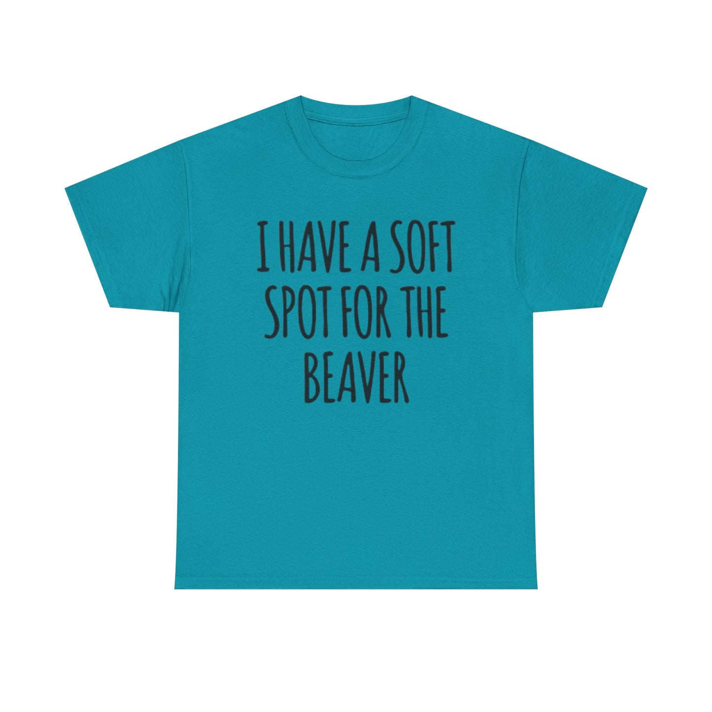 Soft Spot For The Beaver T Shirt Funny Sex Graphic Jokes Unisex Heavy Cotton Tee