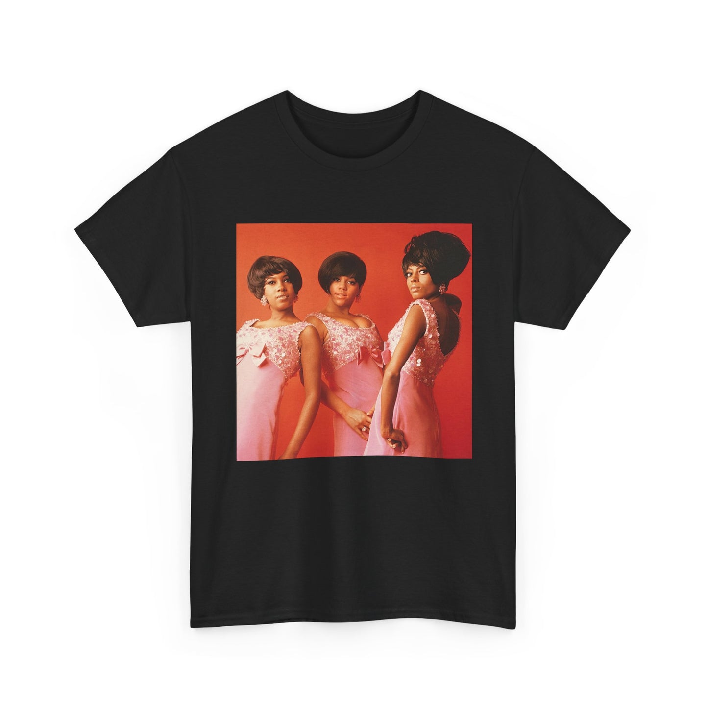 The Supremes Tshirt Vintage Diana Ross Retro Poster Unisex Heavy Cotton Tee 71