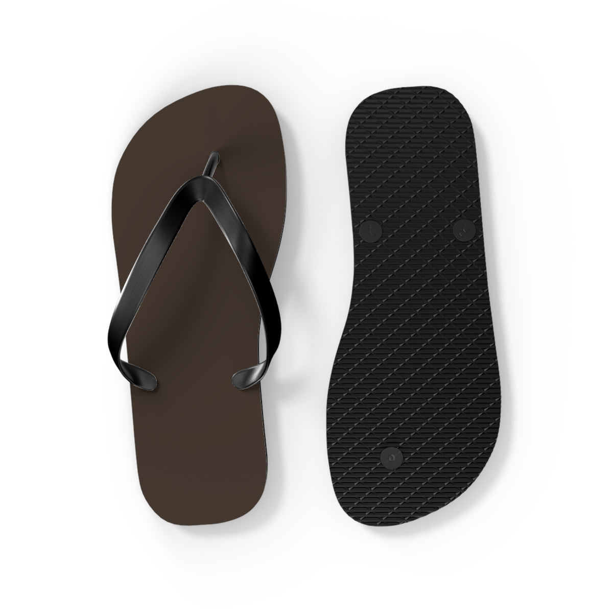 Dark Brown Flip Flops, Sandals Slides, Summer Footwear, Brand New