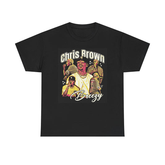 Chris Brown Graphic T Shirt Vintage R n B Cali Unisex Heavy Cotton Tee